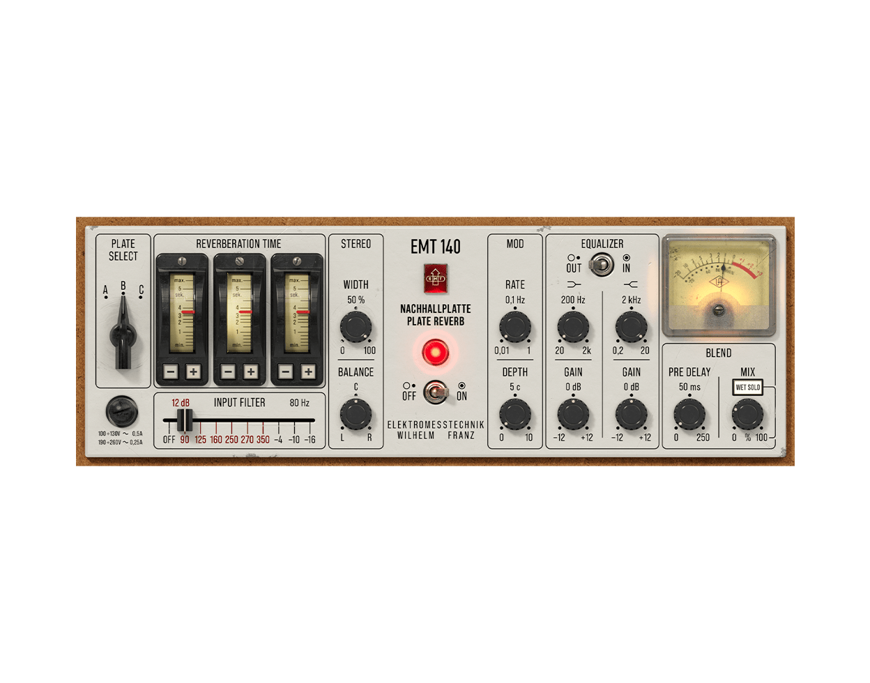 Universal Audio EMT 140 Classic Plate Reverberator