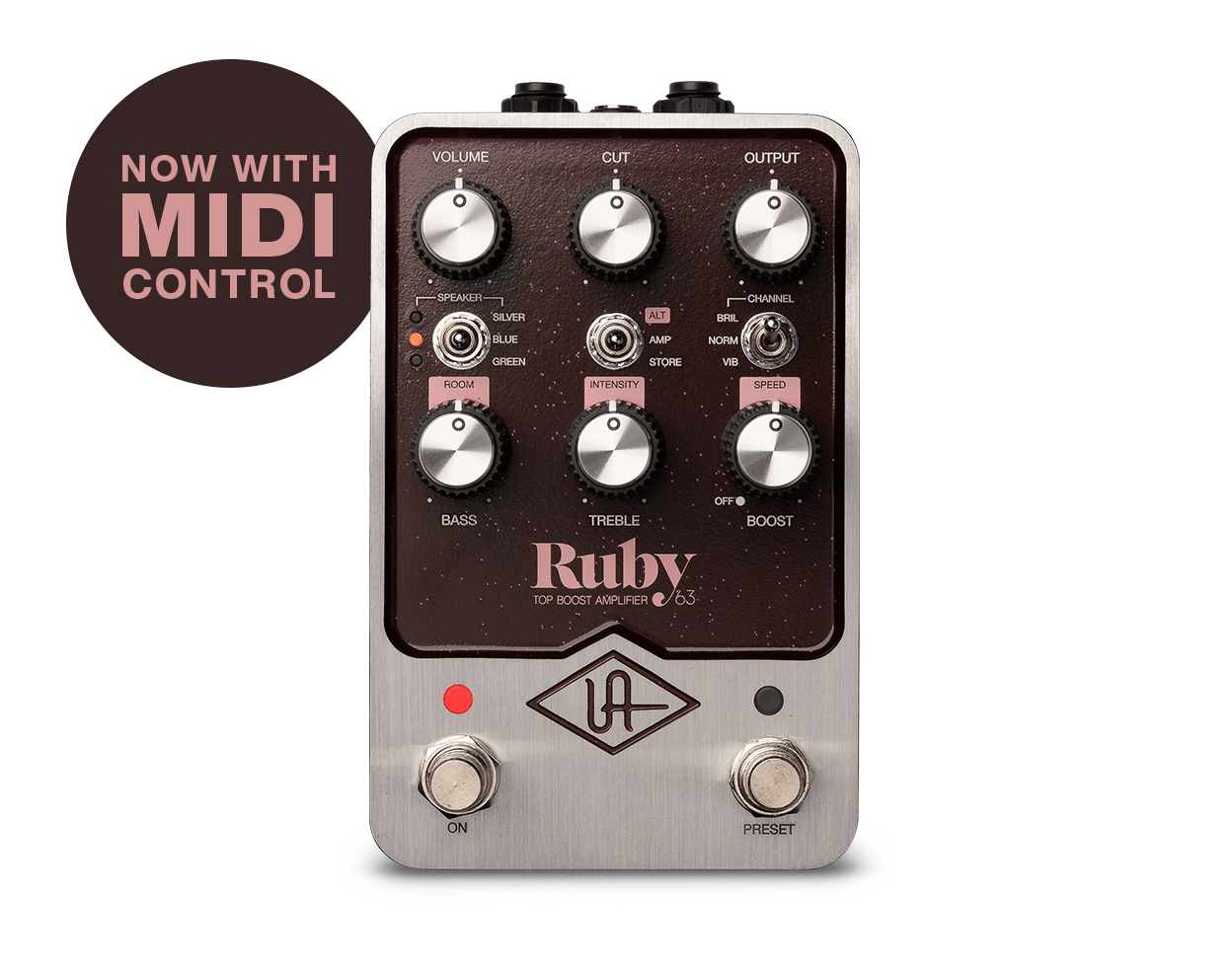Universal Audio Ruby '63 Top Boost Amplifier Pedal