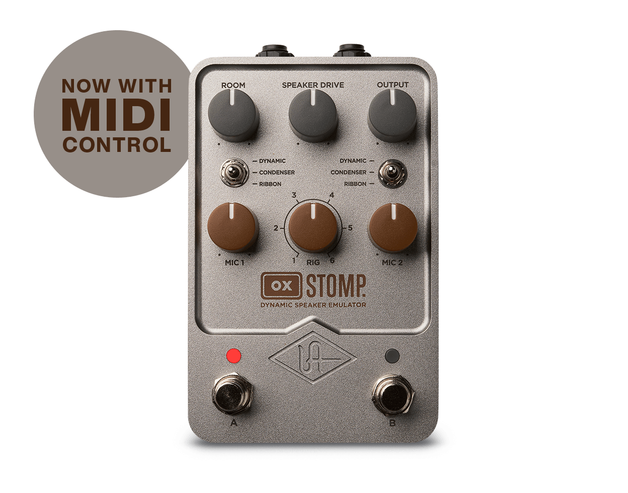 Universal Audio OX Stomp Dynamic Speaker Emulator Pedal