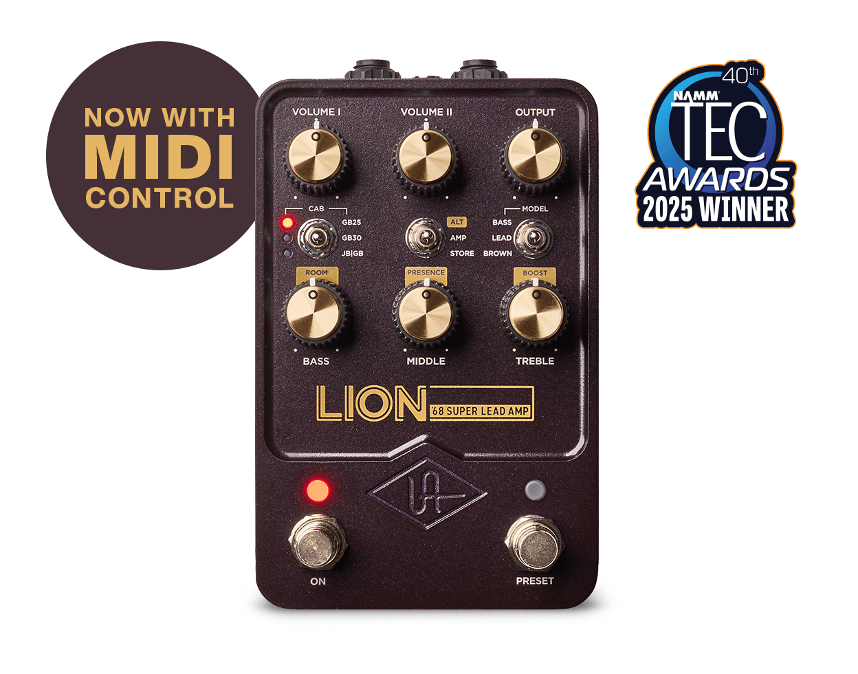 Universal Audio Lion '68 Super Lead Amp Pedal