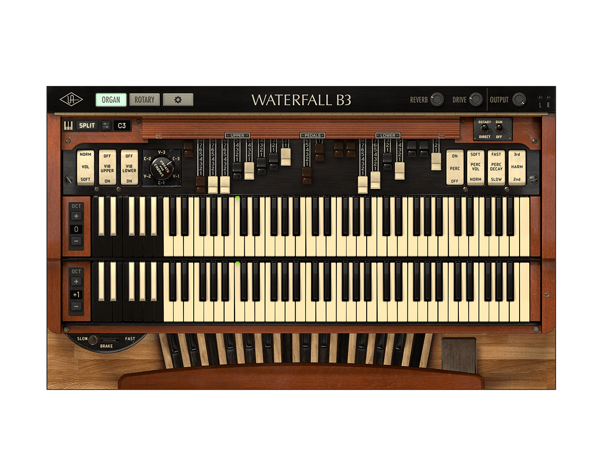 Universal Audio Waterfall B3 Organ