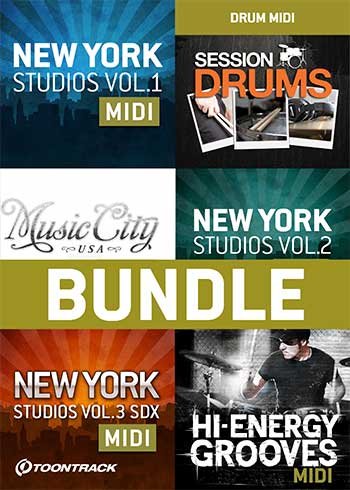 Session Drummers MIDI 6 Pack