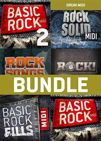 Rock Drums MIDI 6 Pack