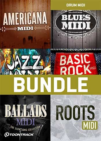 Essential Drums MIDI 6 Pack
