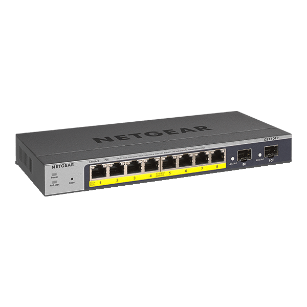 NETGEAR GS110TP v3 10-Port Switch