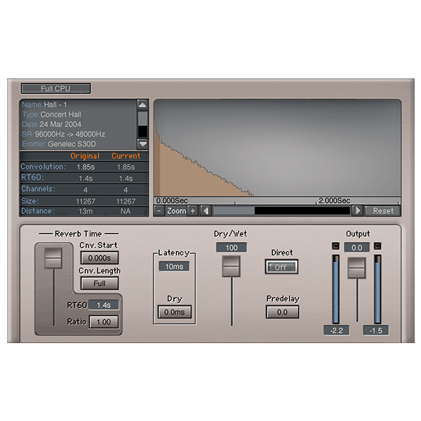 IR-L Convolution Reverb
