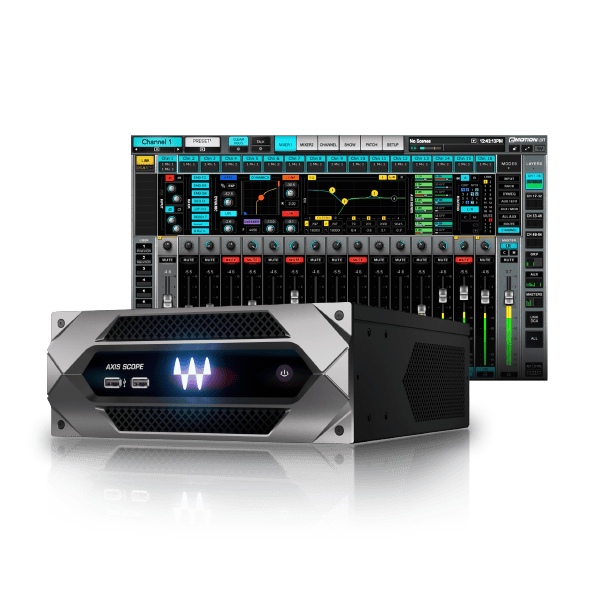 eMotion LV1 64-Channel Mixer + Axis Scope