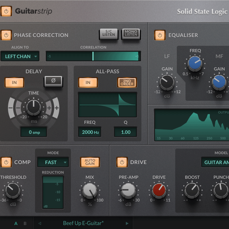 SSL Guitarstrip
