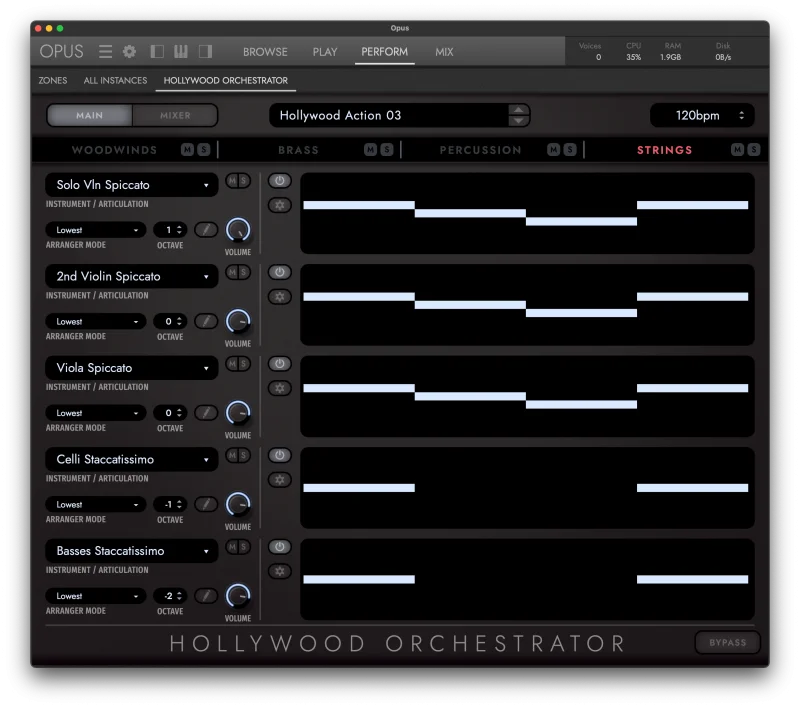 EastWest Hollywood Orchestra Opus Edition
