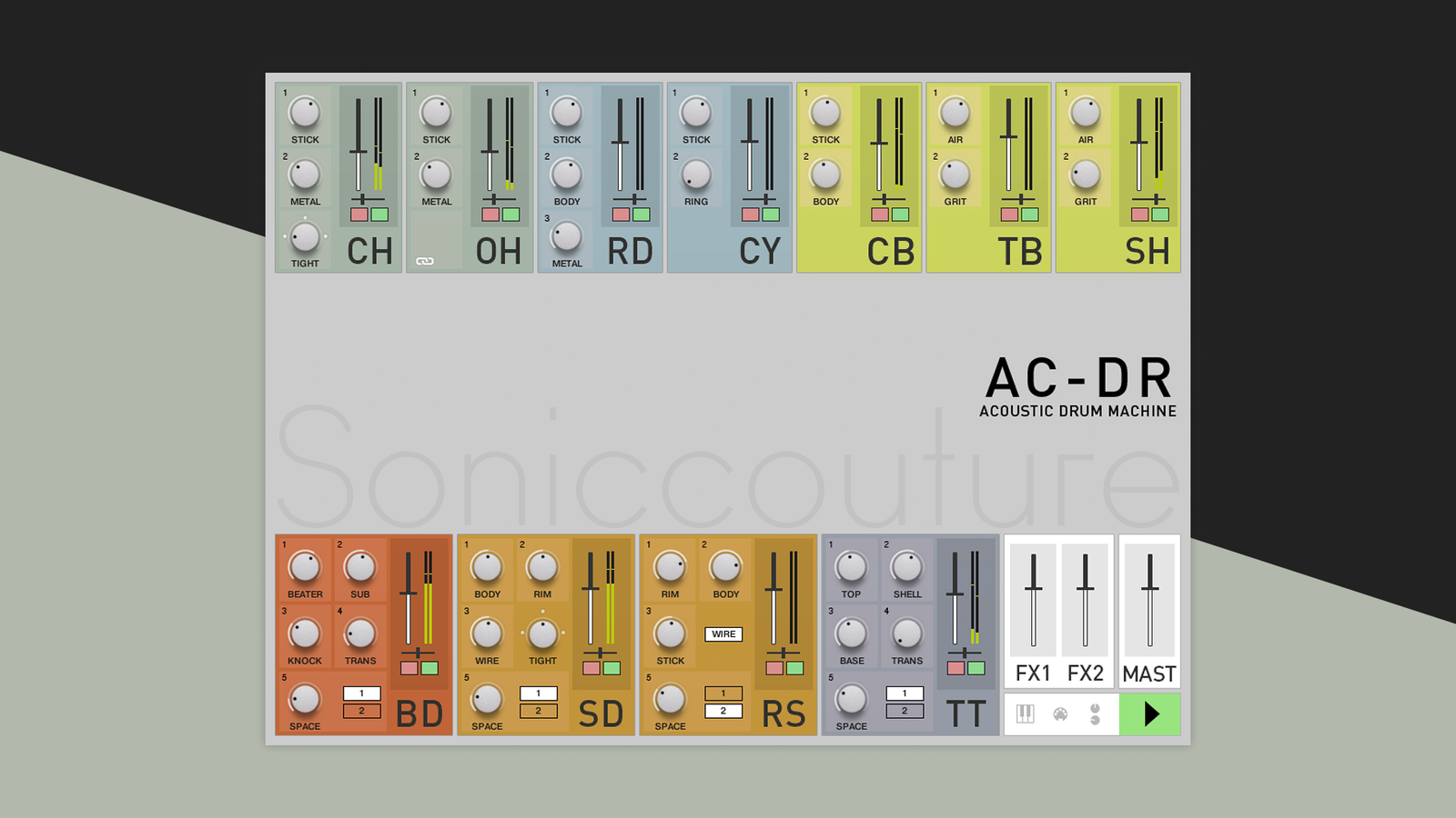 Soniccouture AC-DR Acoustic Drum Machine