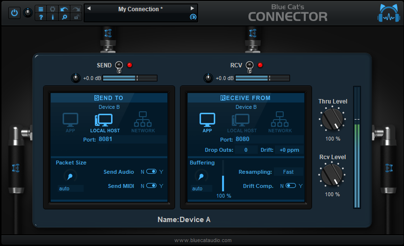 Blue Cat Connector