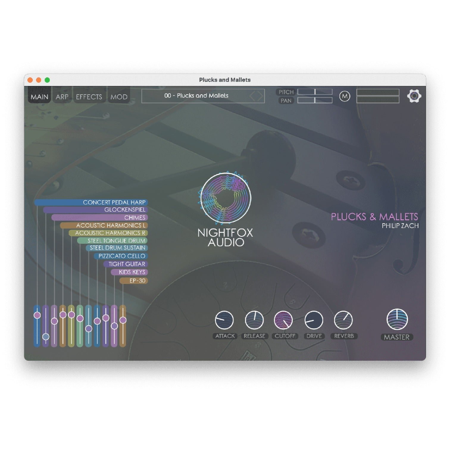 Nightfox_Audio Nightfox Audio Plucks and Mallets Virtual Instrument