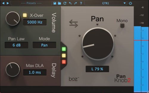 Boz Pan Knob 2 Stereo Imaging