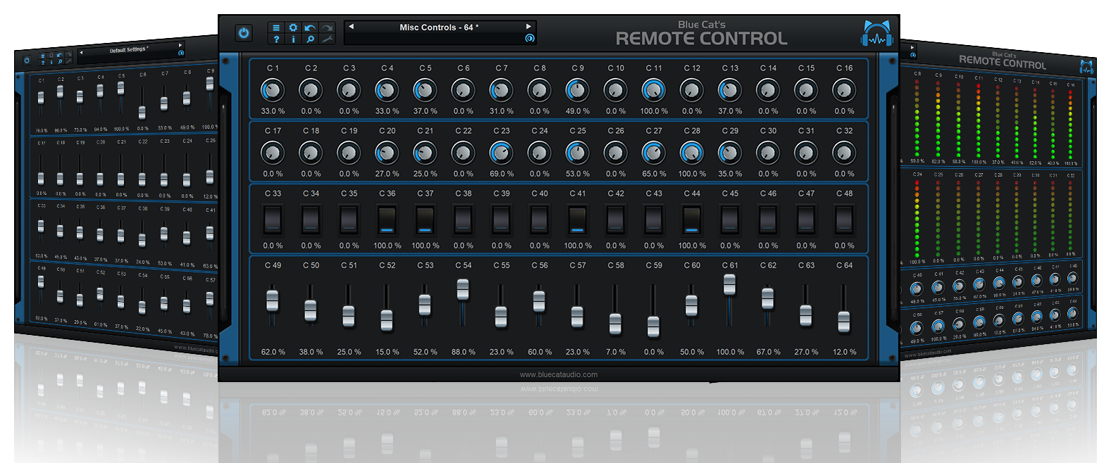 Blue Cat Remote Control MIDI Controller