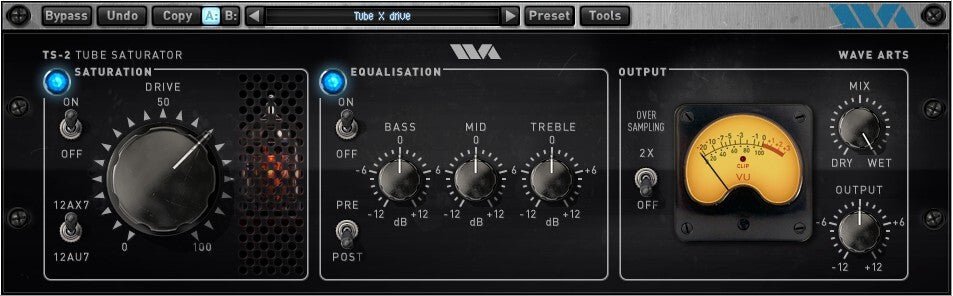 Wave Arts Tube Saturator 2 Saturation