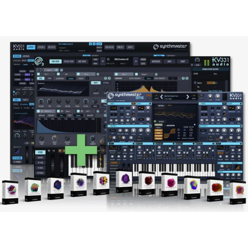 KV331 SynthMaster Everything Bundle Synthesizer Bundle