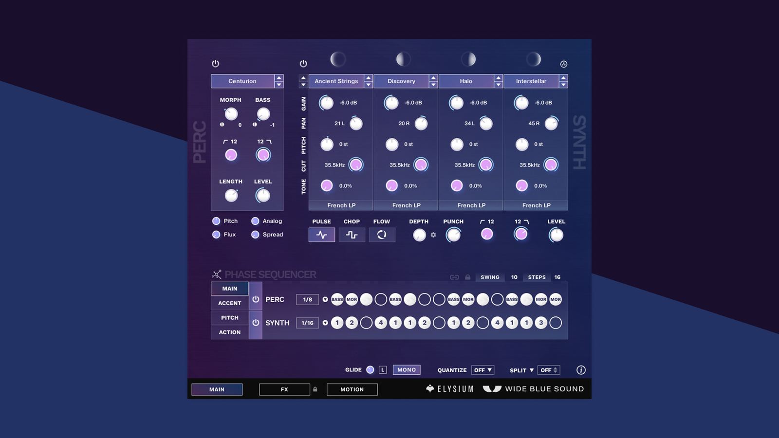 Wide Blue Sound Elysium
