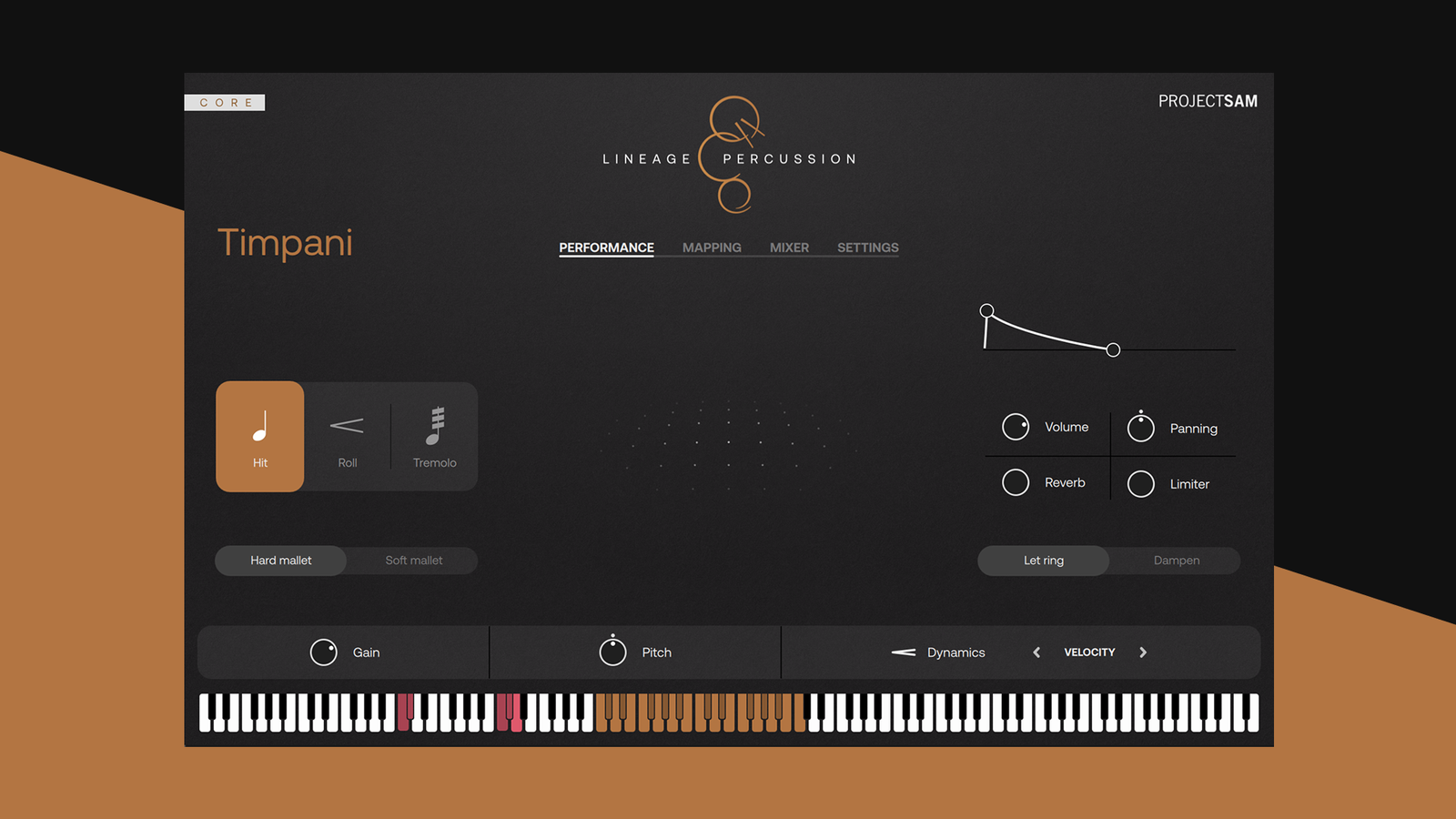 ProjectSAM Lineage Percussion Core