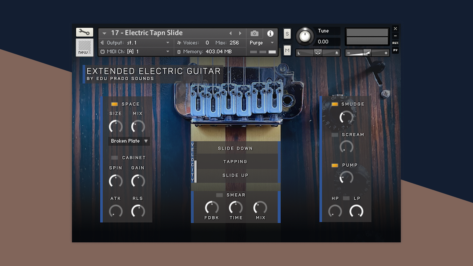 Edu Prado Sounds Extended Electric Guitar