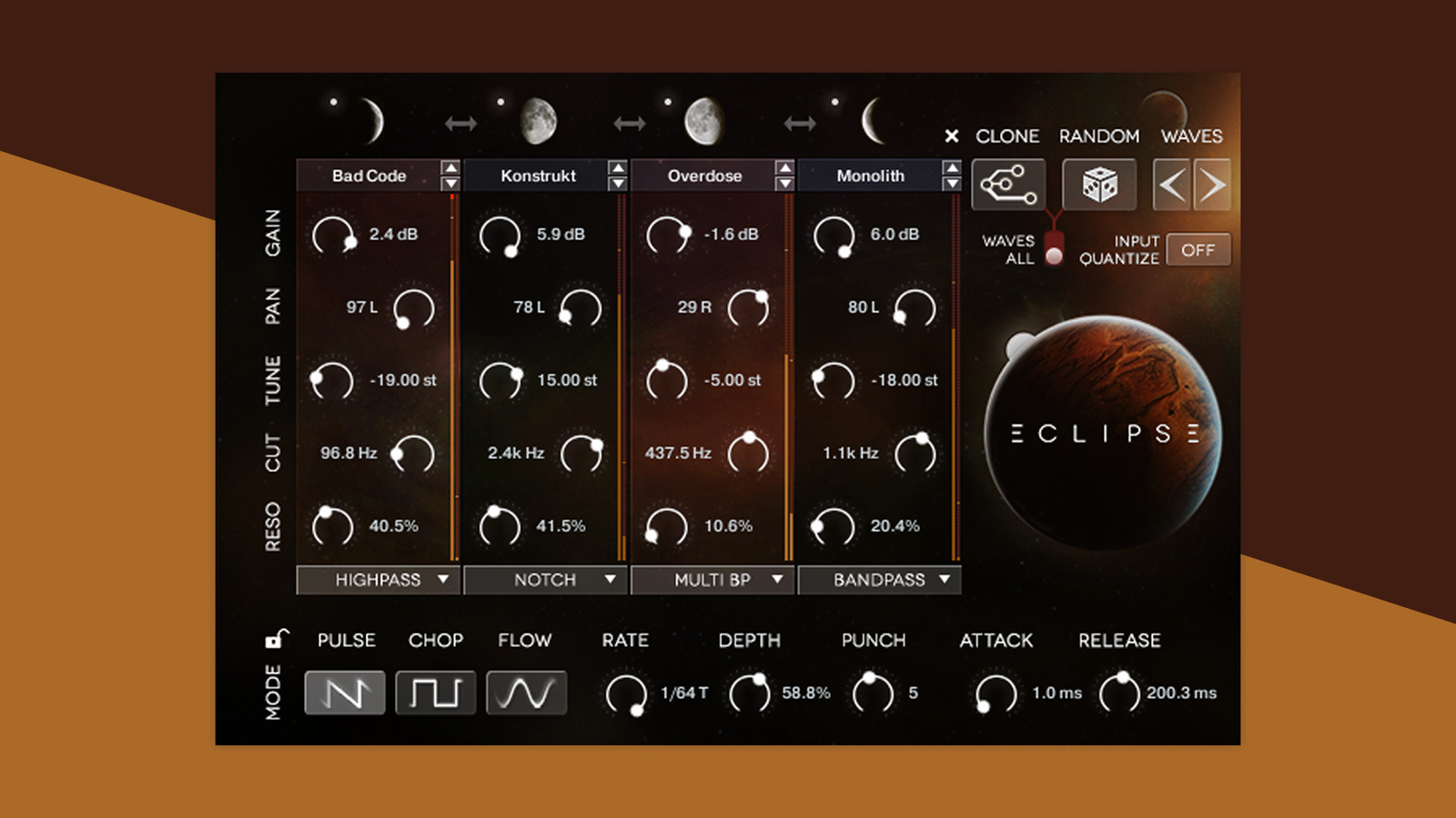 Wide Blue Sound Eclipse