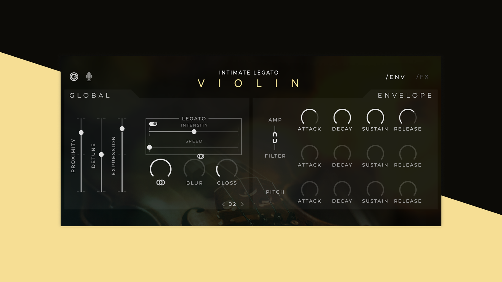 Sonixinema Intimate Legato - Violin