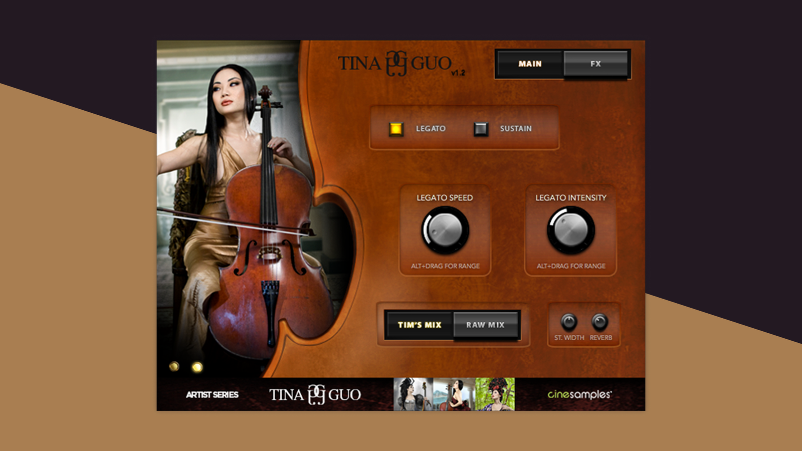 Cinesamples Tina Guo Acoustic Cello Legato